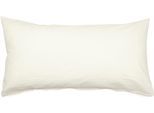 Kissenbezug JANINE "PIANO 0125 31 80x80", beige (ecru), B:80cm L:40cm, Mako-Soft-Seersucker, Seersucker, Kissenbezüge, Kissenbezug, mit Reißverschluss