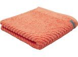 Duschtuch ROSS "Smart", orange (nektarine), B:70cm L:140cm, Frottier, Obermaterial: 100% Baumwolle, Handtücher, Duschtuch, Uni-Rippe mit Velourslabel