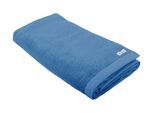 Badetuch TOM TAILOR HOME "COLOR BATH", blau (cool blau), B:80cm L:200cm, Frottier, Frottier, Handtücher, Badetuch, 100% Baumwolle, 80x200 cm, uni, große Farbauswahl