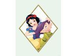 Bild KOMAR "Snow White & Dopey", bunt (farbe bild(er): bunt), B:40cm H:50cm, Holz, Papier, Bilder, Bild, Wandbild zur Dekoration im Kinderzimmer - ohne Rahmen