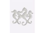 Badaccessoire-Set HEINE HOME, weiß, Chrom, Badaccessoires-Sets, Badaccessoire-Set