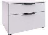 Nachtkommode WIMEX "Oxford by fresh to go, mit Schubladen, in 2 Größen", weiß, B:54cm H:38cm T:41cm, Holzwerkstoff, Sideboards, Nachtkommode, Mit Soft-close Beschlägen