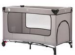 Baby-Reisebett FILLIKID "Reisebett mit Komfortmatratze, hellgrau melange", Baby, Gr. Liegefläche B/L: 60cm x 120cm, kein Härtegrad, Kaltschaummatratze, grau (hellgrau melange), Aluminium, Polyester, Babybetten Baby-Reisebett, inkl. Transporttasche