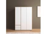 Drehtürenschrank RAUCH "Kleiderschrank Schrank Garderobe Wäscheschrank NABILA viel Stauraum", weiß (eiche artisan, alpinweiß), B:140cm H:194cm T:53cm, Holzwerkstoff, Schränke, Drehtürenschrank, mit 2 Schubladen und Push-to-Open Funktion TOPSELLER MADE IN GERMANY