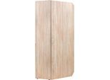 Eckschrank WIMEX "Multiraumkonzept", beige (struktureichfarben hell), B:80cm H:185cm T:80cm, Schränke, Eckschrank, Schranksystem