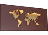 PAUL NEUHAUS LED Wandleuchte "MAP", braun (rost), 1, 1 Stk., Leuchten, LED Wandleuchte