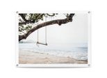 Poster REINDERS "Strand", blau (farbe bild(er): blau), B:80cm H:60cm T:0,1cm, Leinwand, Bilder, Poster, Outdoor für Garten oder Balkon