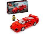 Konstruktionsspielsteine LEGO "Ferrari F40 Supersportwagen (76934), LEGO Speed Champions", bunt, Spielbausteine, Kinder, Kunststoff, Konstruktionsspielsteine, Made in Europe