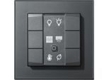 HOMEMATIC IP Wandtaster "Wandtaster - 6-fach (142308A0)", grau (anthrazit), B:11,5 H:4,8 T:12,6, Smart-Home-Stationen, Wandtaster