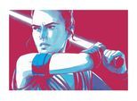 Bild KOMAR "Star Wars Faces Rey", bunt (farbe bild(er): bunt), B:70cm H:50cm, Holz, Papier, Bilder, Bild, Wandbild zur Dekoration im Kinderzimmer - ohne Rahmen