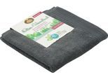 Handtücher GÖZZE "Uni Recycelt", grau (anthrazit), B:50cm L:100cm, Frottier, Obermaterial: 65% Baumwolle, 35% Polyester, Handtücher, Handtücher, im Set, Uni Farben, 100% recycelten Materialien