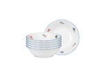 Schale SELTMANN WEIDEN "Dessertschalen Sonate Nostalgie ø 15,3 cm 6er Set weiß", weiß, L:15,3cm, Schüsseln, Schale
