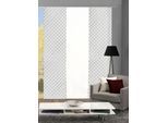 Schiebegardine HOME WOHNIDEEN "MARPENT 3er SET" Gr. 1, grau, B:60cm H:245cm, Polyester, Gardinen, Schiebegardine, Schiebevorhang Digidruck 3er Set MARPENT