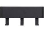Garderobenhalter SPINDER DESIGN "Dax Play", schwarz, B:27cm H:12cm T:7,5cm, Metall, Garderobenhalter, Garderobenhalter, Metall, Breite 27 cm
