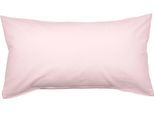 Kissenbezug JANINE "PIANO 0125 31 80x80", rosa (hellrosa), B:80cm L:40cm, Mako-Soft-Seersucker, Seersucker, Kissenbezüge, Kissenbezug, mit Reißverschluss