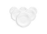 Brotteller SELTMANN WEIDEN "Brotteller Trio Highline ø 19,8 cm 6er Set weiß-grau", bunt (weiß, grau), Speiseteller, Brotteller