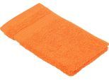 Gästehandtücher GÖZZE "New York", orange, B:30cm L:50cm, Frottier, Obermaterial: 100% Baumwolle, Handtücher, Gästehandtücher, im Set, moderne Uni-Farben, mit strukturierter Borte, reine Baumwolle
