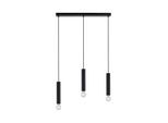 JUST LIGHT Pendelleuchte "BRUNA", schwarz, 3, 1 Stk., Leuchten, ExklusiveE27, Pendelleuchte