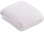 Badetuch VOSSEN "Vegan Life", weiß, B:100cm L:150cm, Webfrottier, Obermaterial: 100% Baumwolle, Handtücher, Badetuch, 100% vegan