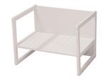 Sitzbank ROBA "Sitzbank/Tisch Kombination, weiß", weiß, Sitzbänke, Kinder, B/H/T: 57cm x 44cm x 44cm, MDF, Sitzbank, B:57cm H:44cm T:44cm