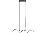 BRILLIANT LED Pendelleuchte "Eunice", schwarz (schwarz matt), 1 Stk., Leuchten, 80 cm Breite, 2600 lm, 4000 K, höhenverstellbar, matt Schwarz, LED Pendelleuchte