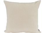 Dekokissen H.O.C.K. "Jonny", beige (beige, unifarben), B:45cm H:10cm L:45cm, Obermaterial: 100% Polyester. Füllung: 100% Polyester, Dekokissen_Sitzkissen_Kissenhüllen, Dekokissen, Cordkissen inkl. Füllung, 45x45cm, Dekokissen, strukturiert