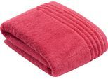 Badetuch VOSSEN "Vienna Style Supersoft", rot (maroon), B:100cm L:150cm, Walkfrottee, Baumwolle, Handtücher, Badetuch, Supersoft Baumwolle
