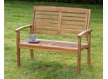 Gartenbank MERXX "Paraiba", braun, B:110cm H:91,5cm T:61cm, Holz, Sitzbänke, Gartenbank