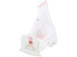 Puppenwiege ROBA "Peppa Pig", weiß, Puppenmöbel, KinderB:35cm H:29cm T:52cm, Puppenwiege, B:35cm H:29cm T:52cm