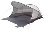 Strandmuschel HIGH PEAK "Cordoba 80", grau (aluminium, dunkelgrau), Zelte, B/H/L: 200cm x 125cm x 220cm, Strandmuschel, B:200cm H:125cm L:220cm