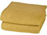 Handtücher ROSS "Sensual 9000", gelb (senf), B:50cm L:100cm, Frottier, Obermaterial: 100% Baumwolle, Handtücher, Handtücher, mit Aloe-Vera-Öl veredelt