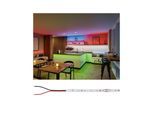 PAULMANN LED-Streifen "Pro Strip Silver P25 5m red IP20 24V DC 20W", silber (silberfarben), B:0,8cm, Lichterketten, rot, LED-Streifen