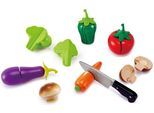 Spiellebensmittel HAPE "Gartengemüse", bunt, Kaufladensortimente, Kinder, Holz, Spiellebensmittel