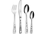 Kinderbesteck "5991 Tiere", silber (silberfarben), 4 Stk., Edelstahl 18/0, PICARD & WIELPÜTZ SOLINGEN, Essbesteck-Sets, Kinderbesteck