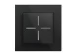 HOMEMATIC IP Smart-Home-Zubehör "Bundle Glastaster + Glasrahmen 1-fach", schwarz, B:31cm H:12cm T:37cm, Smart-Home-Stationen, Smart-Home-Zubehör