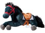 Kuscheltier HEUNEC "Bibi & Tina, Pferd Maharadscha, liegend", schwarz, Plüschfiguren, KinderB:50cm H:28cm T:18cm, Kuscheltier, B:50cm H:28cm T:18cm