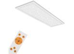 BRILONER LEUCHTEN LED Panel "7308016 PALLAS", schwarz, Leuchten, Deckenlampe, 100x25x6,5cm, Weiß, 24W, Wohnzimmer, Schlafzimmer, Küche, LED Panel