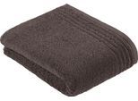 Badetuch VOSSEN "Vienna Style Supersoft", grau (slate grau), B:67cm L:140cm, Walkfrottee, Baumwolle, Handtücher, Badetuch, Supersoft Baumwolle