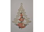 Fensterbild STICKEREIEN PLAUEN "Weihnachtsbaum" Gr. 1, bunt, B:26cm H:34cm, Textil, Fensterbilder, Fensterbild