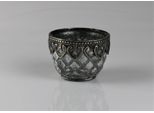 Windlicht AM DESIGN "aus Glas", grau, B:11,5cm H:10cm, Glas, Kerzenhalter, Windlicht, 2er Set, BxH: 11,5x10 cm