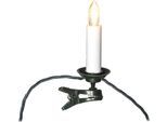 KONSTSMIDE LED-Christbaumkerzen "Weihnachtsdeko, Christbaumschmuck", weiß, Dioden 25 Stk., Gesamtlänge 21,8m, Lichterketten, Topbirnen, One String, 25 funkelnde bernsteinfarbene Dioden, LED-Christbaumkerzen