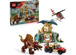 Konstruktionsspielsteine LEGO "Spinosaurier & Quetzalcoatlus: Hubschrauber-Einsatz (76976)", bunt, Spielbausteine, Kinder, Kunststoff, Konstruktionsspielsteine, LEGO Jurassic World; Made in Europe