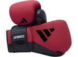 Boxhandschuhe ADIDAS PERFORMANCE "Combat 50" Gr. 14, rot (rot, schwarz), Boxhandschuhe, 14 14, Obermaterial: 100% Kunstleder, Boxhandschuhe