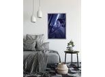 Wandbild KOMAR "Star Wars Jedimaster Rey", blau (farbe bild(er): blau), Disney, 1 Stk., Vlies, Bilder, Wandbild, 50 x 70 cm (Breite x Höhe) - Kinderzimmer, Dekoration