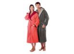 Unisex-Bademantel EGERIA "Cairo, ideal für Sauna & Spa, Hotelbademantel, Morgenmantel" Gr. L, grau, L:125cm, Walkfrottee, Hausmäntel, Unisex-Bademantel, mit Kapuze, Doubleface Optik