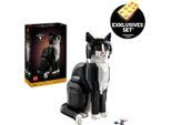 Konstruktionsspielsteine LEGO "Schwarz-weiße Katze (21349), LEGO Ideas", bunt, Spielbausteine, Kinder, Kunststoff, Konstruktionsspielsteine, Exklusives Set; Made in Europe