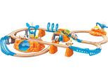 Spielzeug-Eisenbahn HAPE "Zugset - Mars-Erkundung", bunt, Spielzeugfahrzeuge, KinderB:88cm H:20cm T:93,9cm, Spielzeug-Eisenbahn, mit Licht und Sound, B:88cm H:20cm T:93,9cm