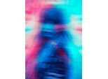 Bild KOMAR "Neon Girl", bunt (farbe bild(er): bunt), B:40cm H:50cm, Holz, Papier, Bilder, Bild, Wandbild zur Dekoration - ohne Rahmen