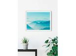 Bild KOMAR "Mountain View", bunt (farbe bild(er): bunt), B:40cm H:30cm, Holz, Papier, Bilder, Bild, Wandbild zur Dekoration - ohne Rahmen