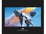 Bild KOMAR "Star Wars Classic RMQ Hoth Battle AT-AT", bunt (farbe bild(er): bunt), B:50cm H:40cm, Holz, Papier, Bilder, Bild, Wandbild zur Dekoration im Kinderzimmer - ohne Rahmen